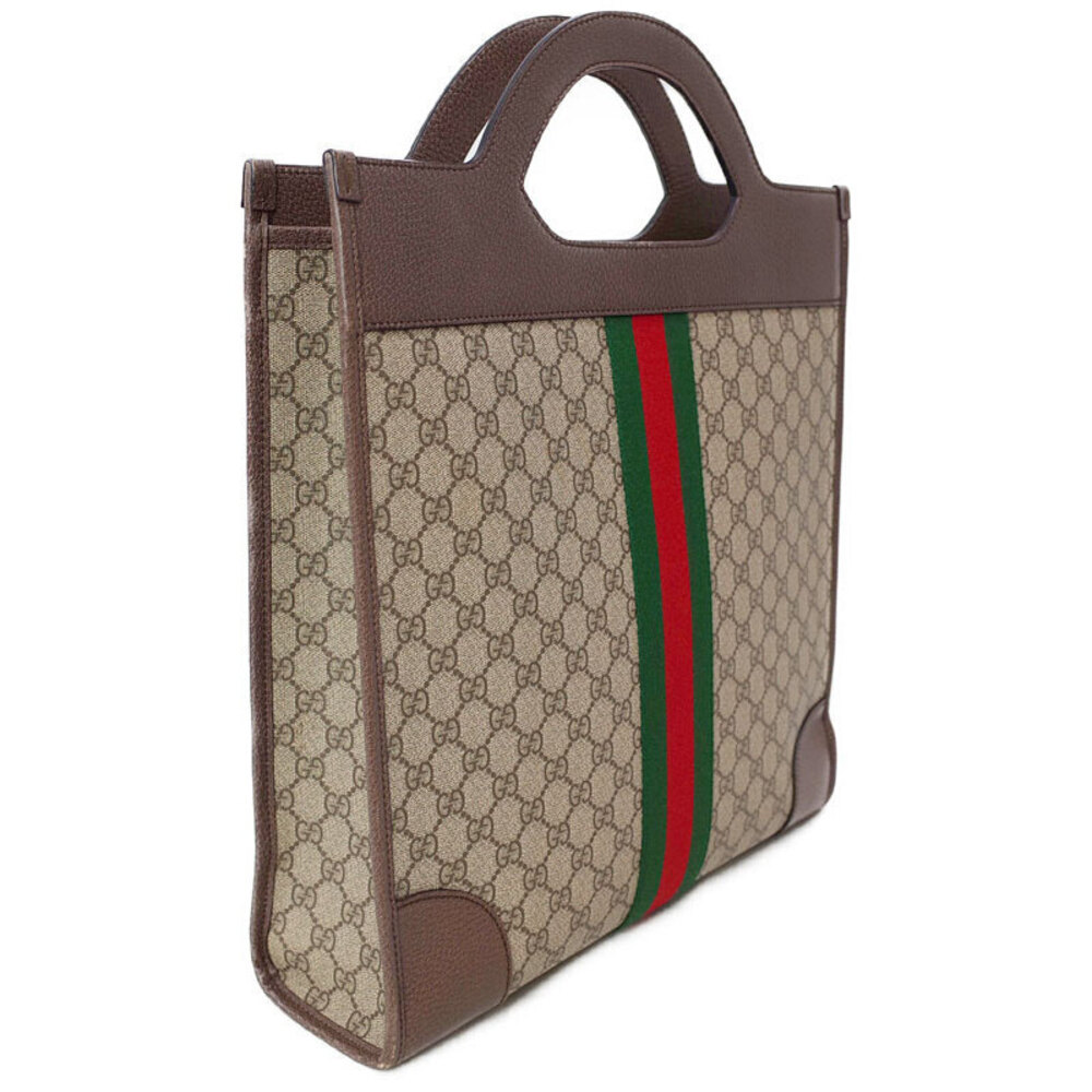 Gucci Ophidia Out Tote beige brown GG Supreme canvas brown - Picture 2 of 9